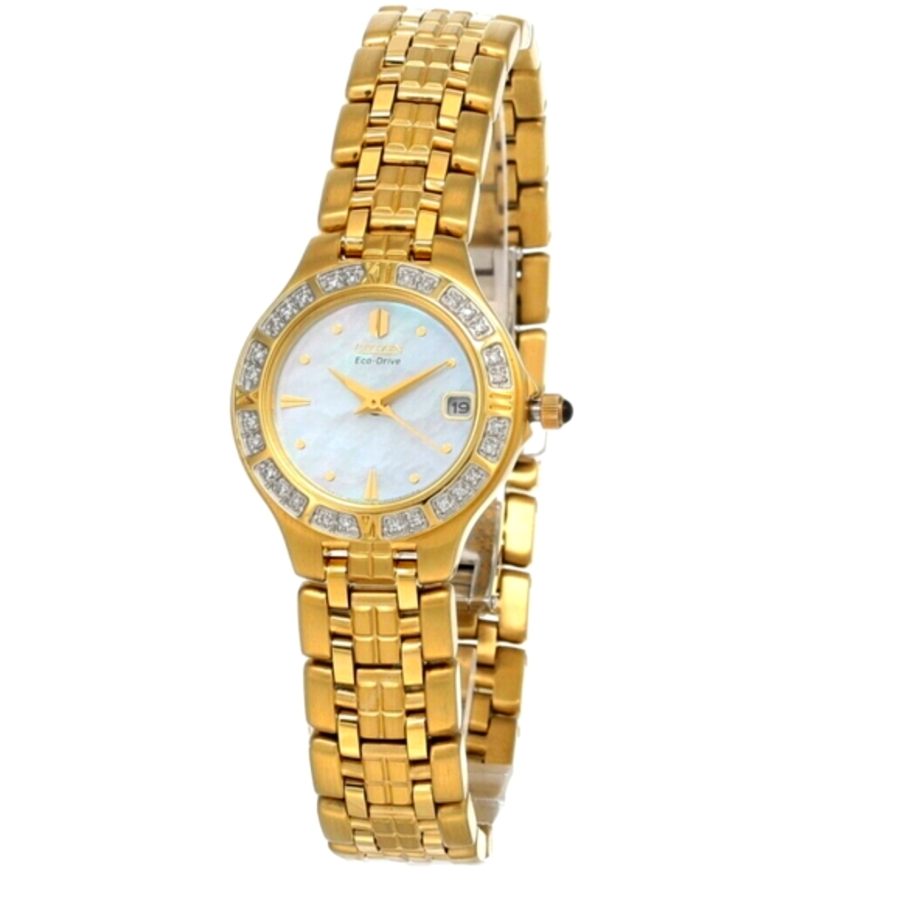 Citizen Eco-drive ladies diamond watch.